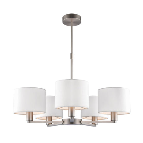 Amos Daley 5lt Pendant Matt Nickel –  from Amos Lighting + Home