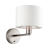 Amos Daley Wall Light Matt Nickel –  from Amos Lighting + Home