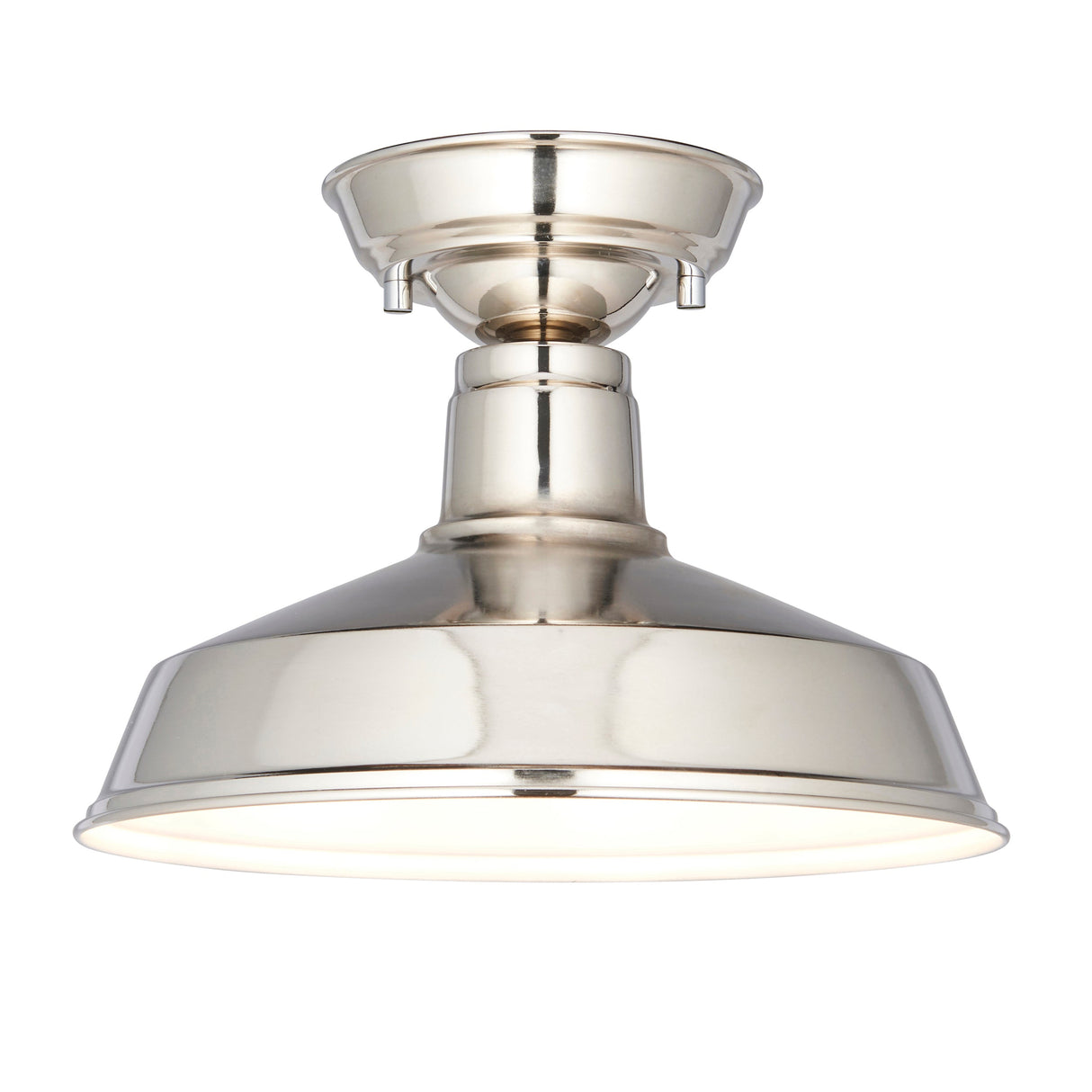 Amos Darton Polished Nickel Semi flush Ceiling Light –  from Amos Lighting + Home