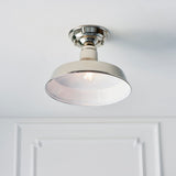 Amos Darton Polished Nickel Semi flush Ceiling Light –  from Amos Lighting + Home