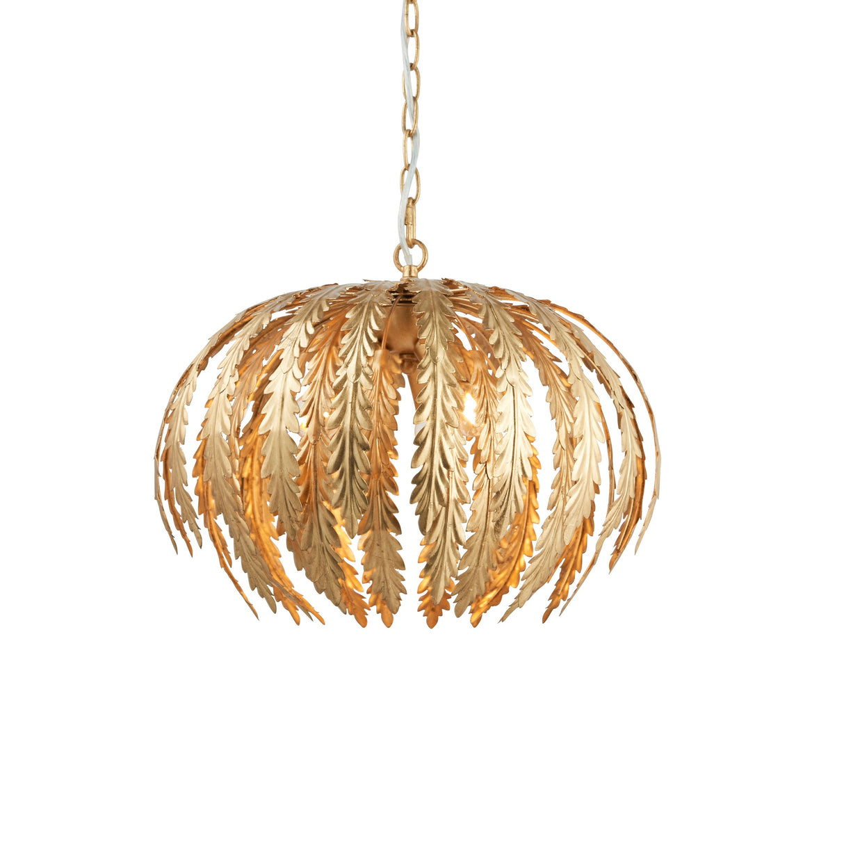 Endon Delphine Pendant Gold Leaf –  from Amos Lighting + Home