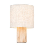 Amos Durban Table Lamp Natural Wood & Linen –  from Amos Lighting + Home