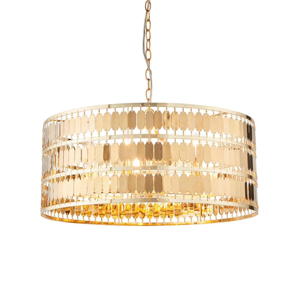 Endon Eldora 5lt Pendant Gold –  from Amos Lighting + Home