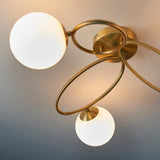 Amos Ellipse 3lt Semi flush –  from Amos Lighting + Home