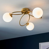 Amos Ellipse 3lt Semi flush –  from Amos Lighting + Home