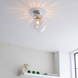 Amos Elston Flush Bathroom Ceiling Light Chrome –  from Amos Lighting + Home