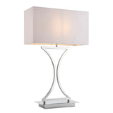 Amos Epalle Chrome Table Lamp with Shade –  from Amos Lighting + Home