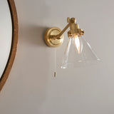 Amos Faraday Bathroom Wall Light Satin Brass –  from Amos Lighting + Home