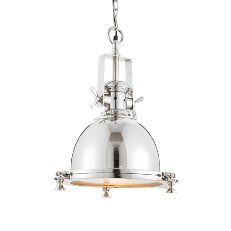 Amos Fenton Bright Nickel Pendant –  from Amos Lighting + Home