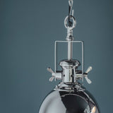 Amos Fenton Bright Nickel Pendant –  from Amos Lighting + Home