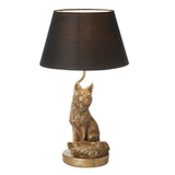 Amos Fox Table Lamp Vintage Gold with Shade –  from Amos Lighting + Home