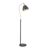 Amos Franklin Floor Lamp Matt Black & Pewter –  from Amos Lighting + Home