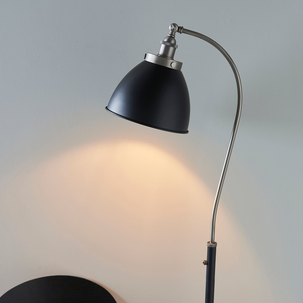 Amos Franklin Floor Lamp Matt Black & Pewter –  from Amos Lighting + Home