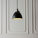 Amos Franklin Pendant Small Matt Black & Pewter –  from Amos Lighting + Home