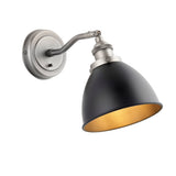 Amos Franklin Wall Light Matt Black & Aged Brass –  from Amos Lighting + Home