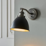 Amos Franklin Wall Light Matt Black & Aged Brass –  from Amos Lighting + Home