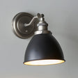 Amos Franklin Wall Light Matt Black & Aged Brass –  from Amos Lighting + Home