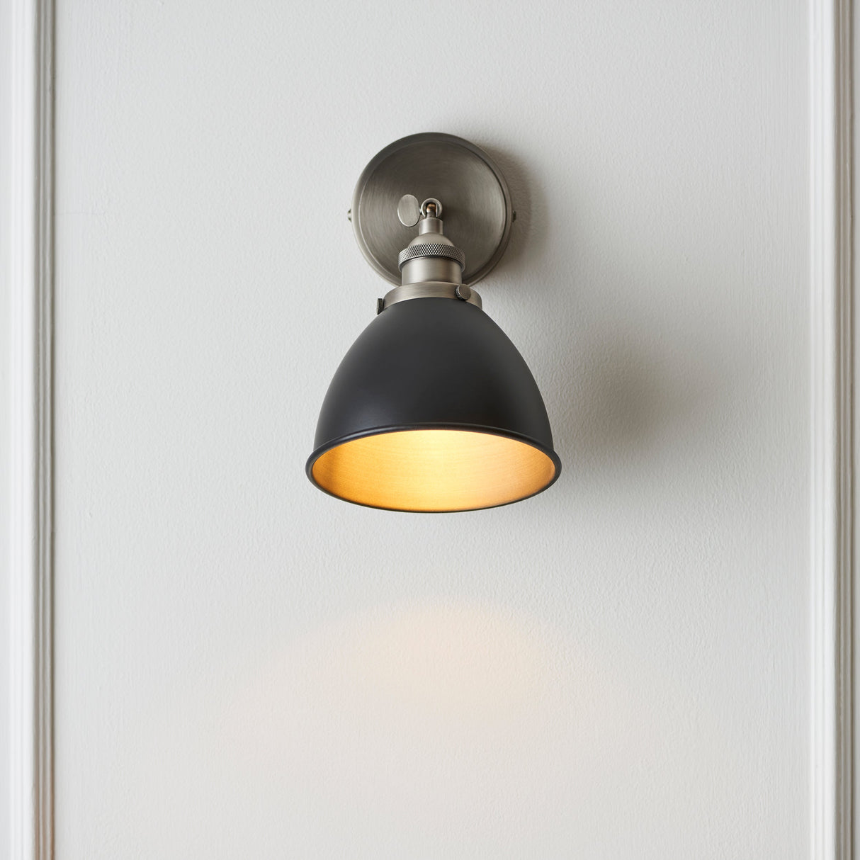 Amos Franklin Wall Matt Black & Aged Pewter –  from Amos Lighting + Home