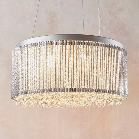 Endon Galina Crystal 12lt Pendant –  from Amos Lighting + Home