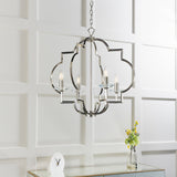 Amos Garland 4lt Chandelier Polished Nickel –  from Amos Lighting + Home