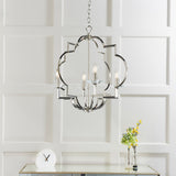 Amos Garland 4lt Chandelier Polished Nickel –  from Amos Lighting + Home