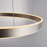 Amos Gen Ring LED Pendant Matt Nickel –  from Amos Lighting + Home