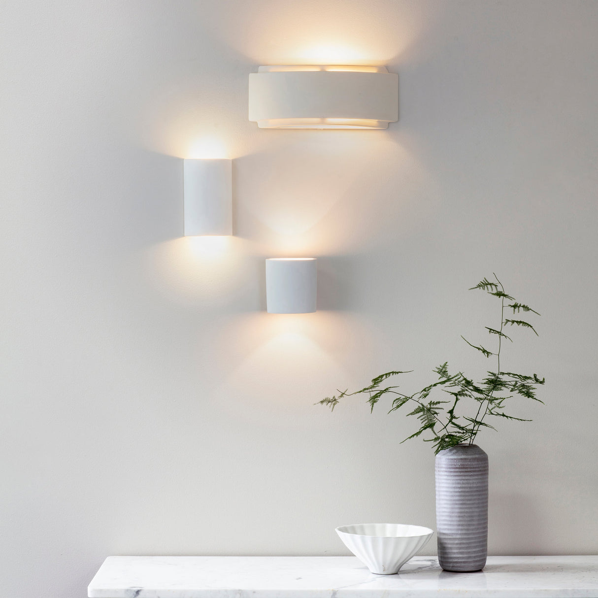 Amos Gianna Ceramic Wall Light –  from Amos Lighting + Home