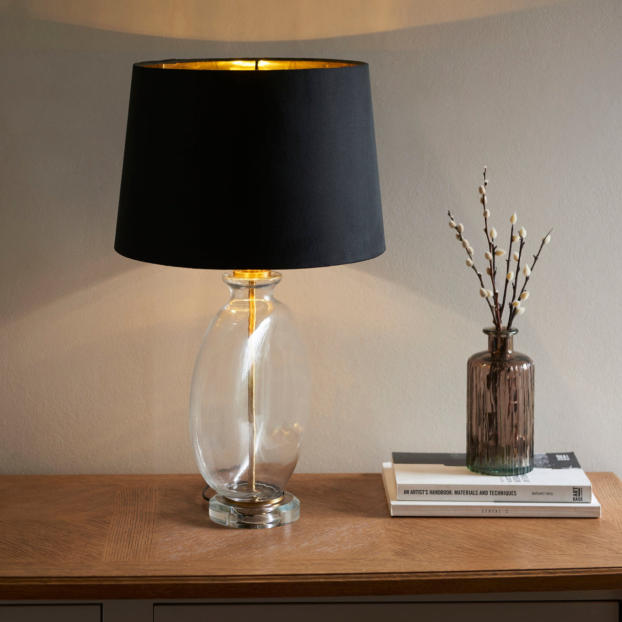 Endon Gideon Table Lamp Black –  from Amos Lighting + Home