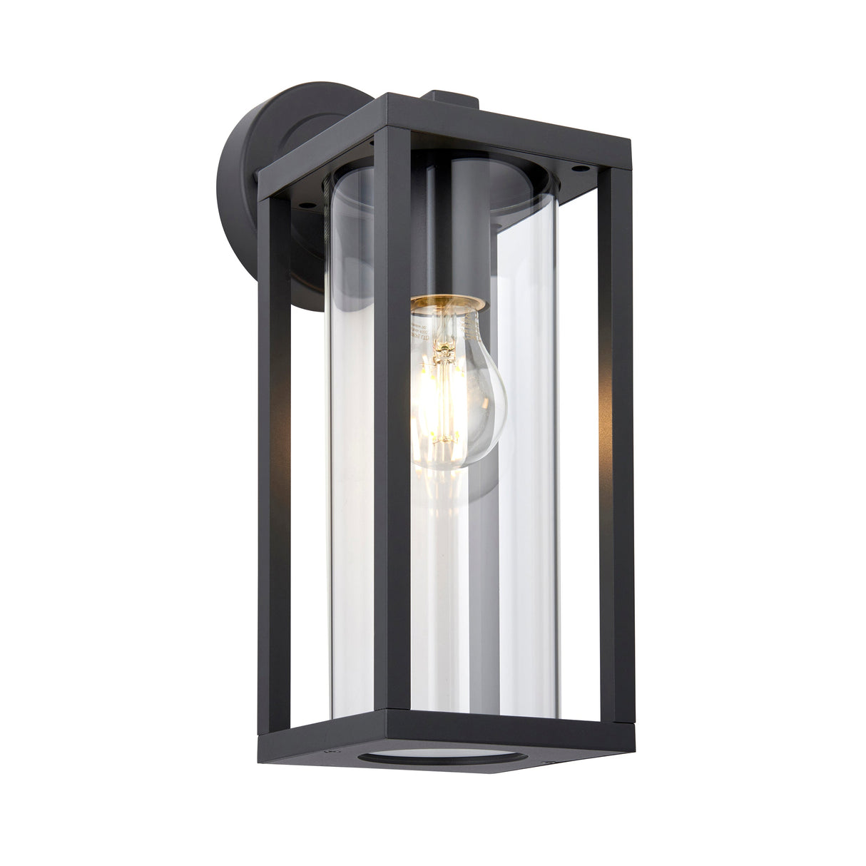 Endon Hamden Outdoor Wall Light Textured Black –  from Amos Lighting + Home