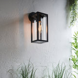 Endon Hamden Outdoor Wall Light Textured Black –  from Amos Lighting + Home