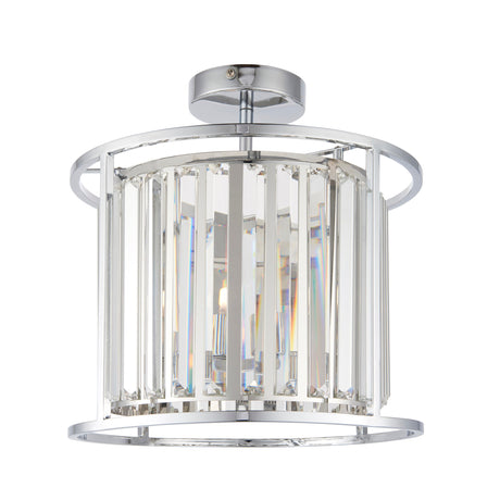 Endon Hamilton Bathroom Ceiling Light Chrome IP44 –  from Amos Lighting + Home