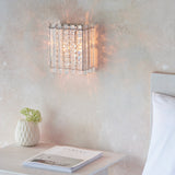 Endon Hanna Crystal Wall Light Chrome –  from Amos Lighting + Home