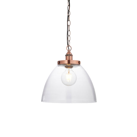 Amos Hansen Grand Pendant Aged Copper –  from Amos Lighting + Home