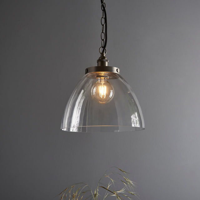 Amos Hansen Grand Pendant Brushed Silver –  from Amos Lighting + Home