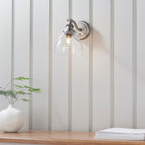 Amos Hansen Wall Light Brushed Silver –  from Amos Lighting + Home