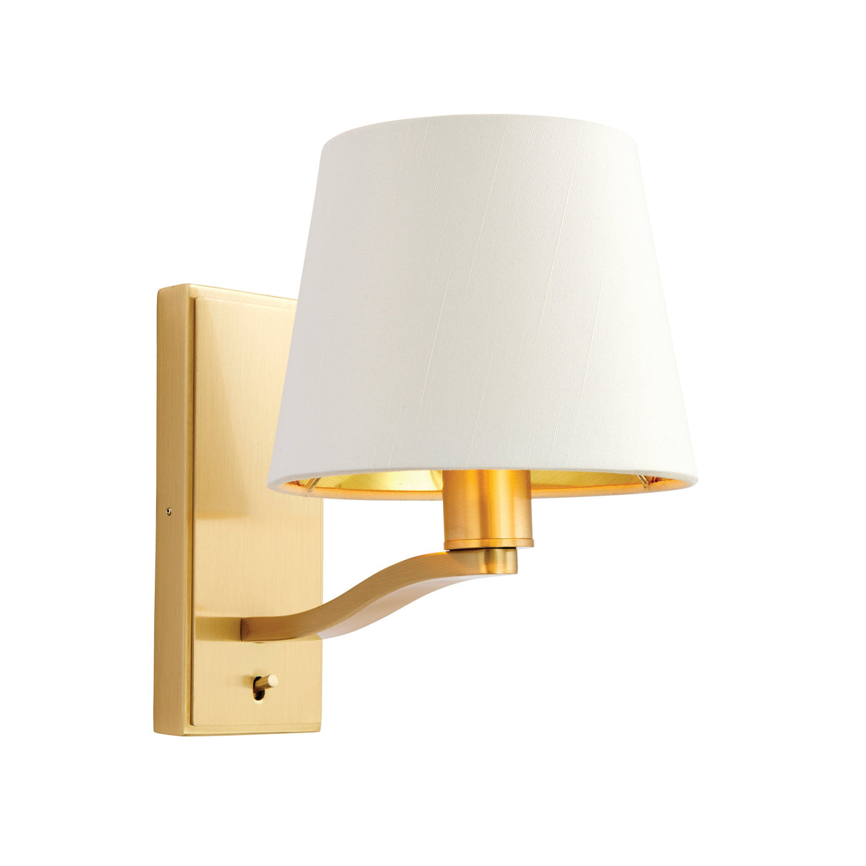 Endon Harvey Wall Light Brushed Satin Gold –  from Amos Lighting + Home