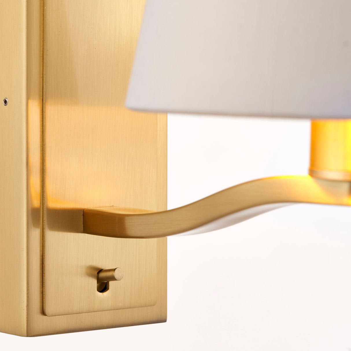 Endon Harvey Wall Light Brushed Satin Gold –  from Amos Lighting + Home