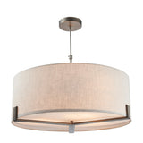 Endon Hayfield 3lt Pendant Bronze & Natural –  from Amos Lighting + Home