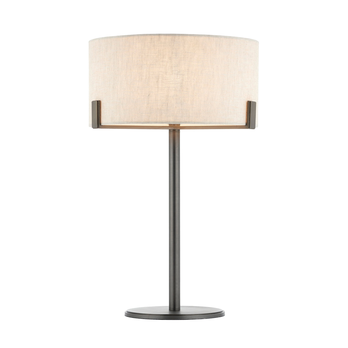 Endon Hayfield Table Lamp Bronze & Natural –  from Amos Lighting + Home