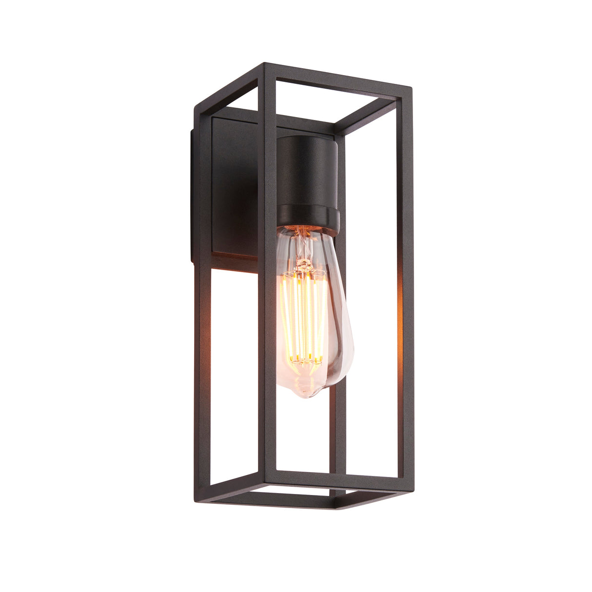 Endon Herbert Outdoor Wall Light Textured Black –  from Amos Lighting + Home