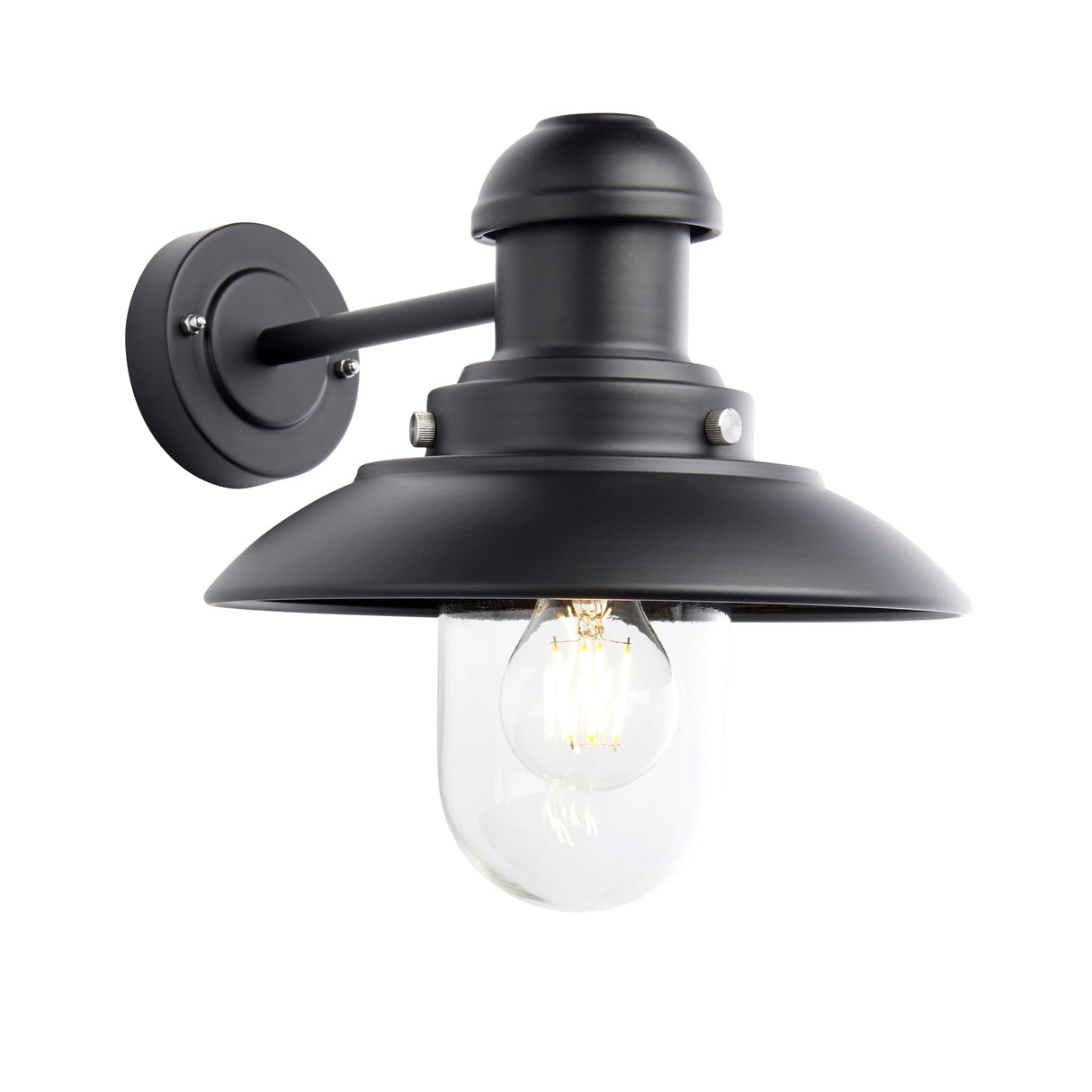 Amos Hereford Outdoor Wall Light Matt Black –  from Amos Lighting + Home