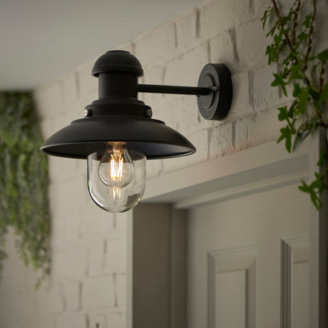 Amos Hereford Outdoor Wall Light Matt Black –  from Amos Lighting + Home