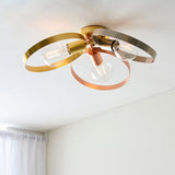 Amos Hoop 3 Light Ceiling Multi Coloured –  from Amos Lighting + Home