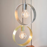 Amos Hoop 5 Light Pendant Cluster Multi Coloured –  from Amos Lighting + Home