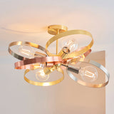 Amos Hoop 6 Light Ceiling Multi Coloured –  from Amos Lighting + Home