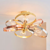 Amos Hoop 6 Light Ceiling Multi Coloured –  from Amos Lighting + Home