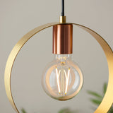 Amos Hoop Pendant Multi Coloured –  from Amos Lighting + Home