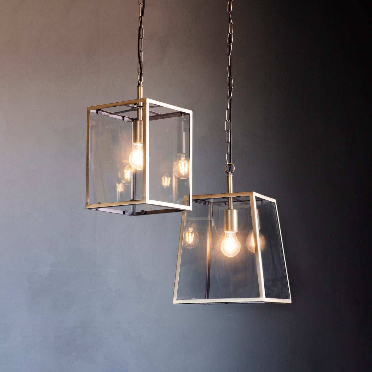 Endon Hurst Pendant Antique Brass –  from Amos Lighting + Home