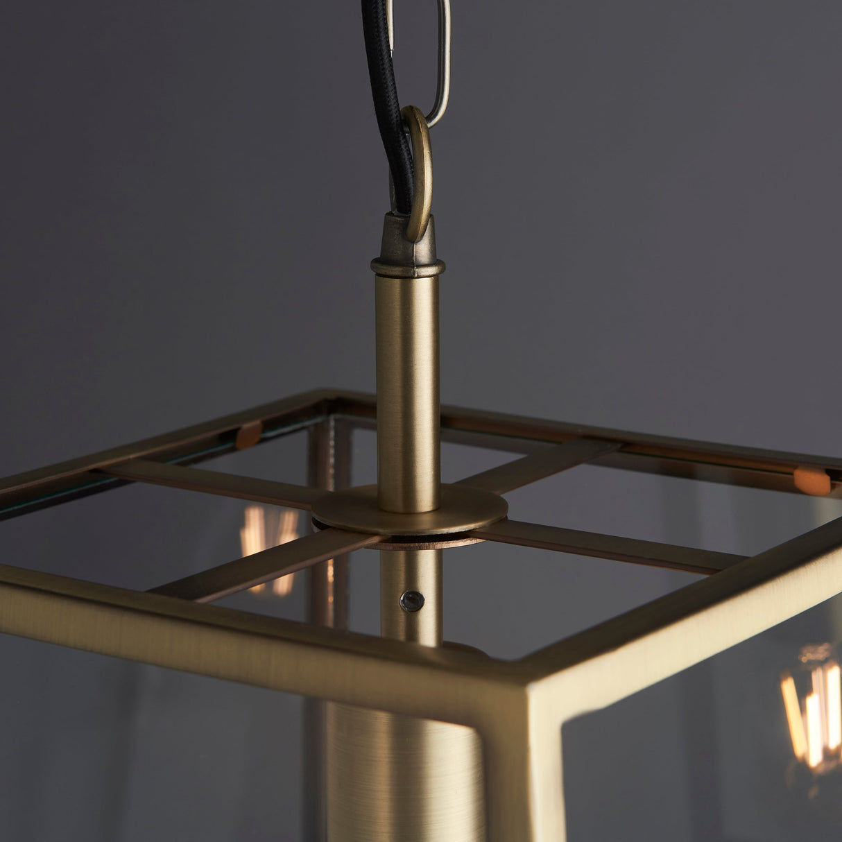 Endon Hurst Pendant Antique Brass –  from Amos Lighting + Home