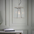 Endon Hurst Pendant Bright Nickel –  from Amos Lighting + Home